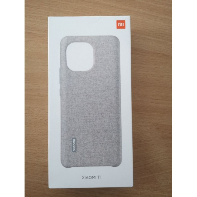 Калъф за мобилен телефон Xiaomi Mi 11 CLOTH PATTERN VEGAN LEATHER CASE - оригинален