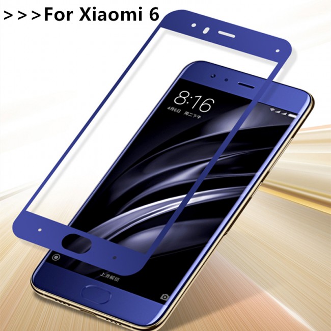 Стъклен Протектор за мобилен телефон Xiaomi Mi 6 Стъклен протектор  с пълно покритие