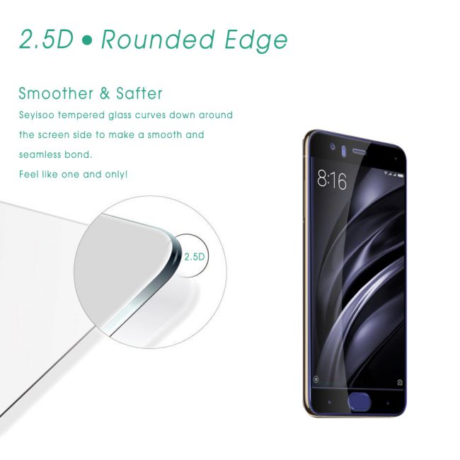 Стъклен Протектор за мобилен телефон Xiaomi Mi 6 Стъклен протектор с пълно покритие