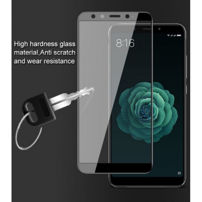 Стъклен Протектор за мобилен телефон Xiaomi Mi 6X / Mi A2 Стъклен протектор с пълно покритие