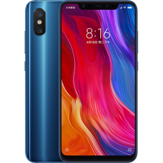 Смартфон Xiaomi Mi 8 DUAL 256GB 6GB RAM - СИН -- BLUE