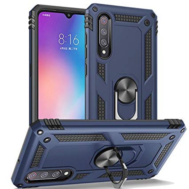 Калъф за мобилен телефон Xiaomi Mi 9/9 SE армиран с пръстен