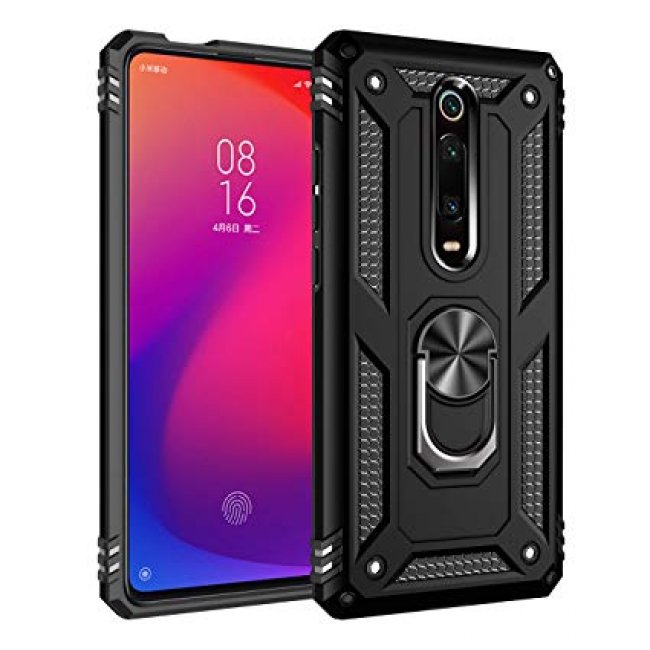 Калъф за мобилен телефон Xiaomi MI 9T/9T Pro армиран с пръстен