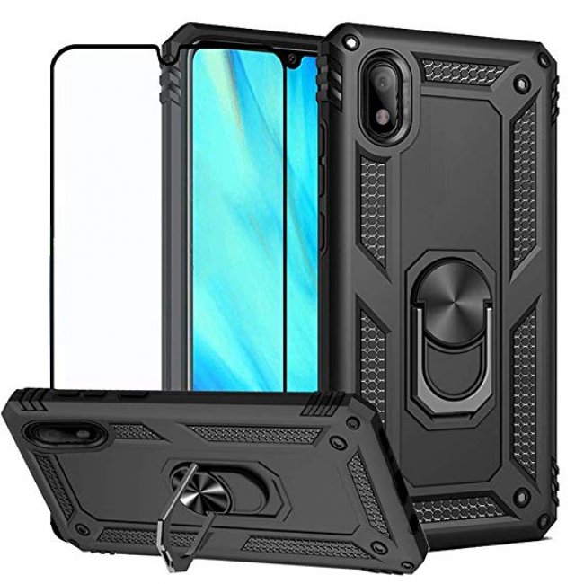 Калъф за мобилен телефон Xiaomi Mi A3/ MI A3 LITE армиран с пръстен