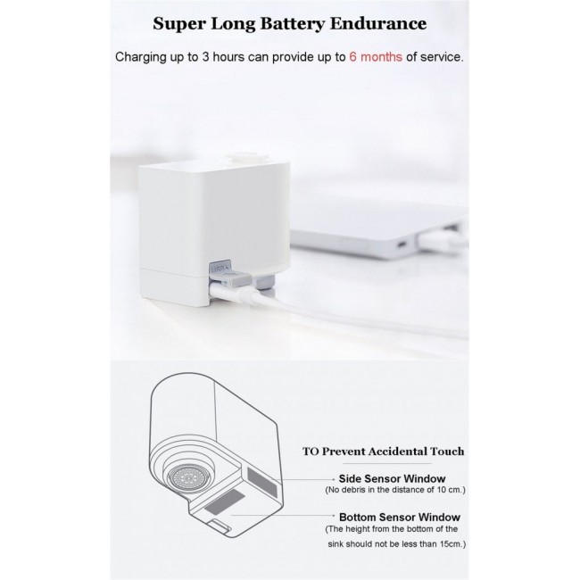 Xiaomi Mi Automatic Induction Water Saver - Сензор за смесител за вода