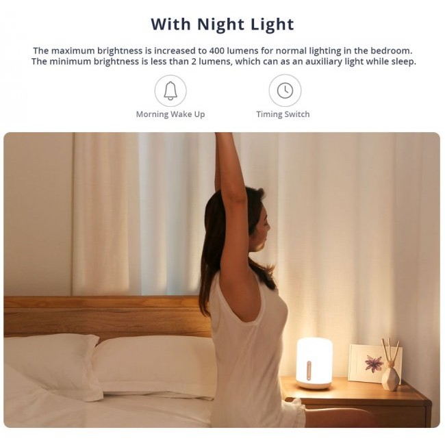 Настолна лампа Xiaomi Mi Bedside Lamp 2