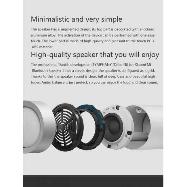 Тонколона Xiaomi Mi Bluetooth Pocket Speaker 2
