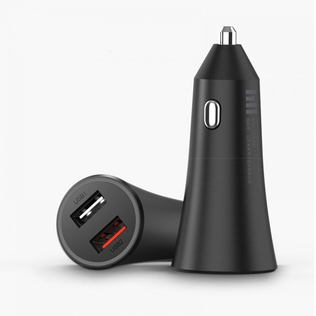 Зарядно устройство Xiaomi Mi Car Charger 12V 37W Dual Black