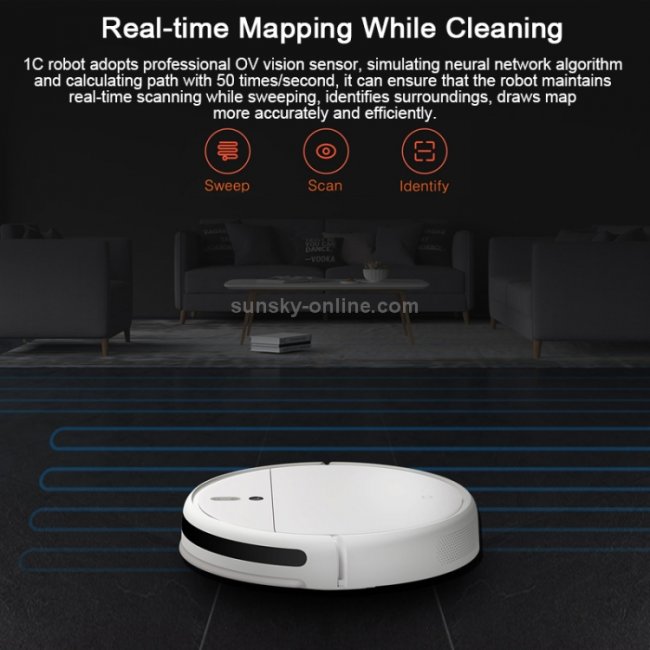 Прахосмукачка робот Xiaomi Mi Robot Vacuum Mop 1C (SKV4093GL)
