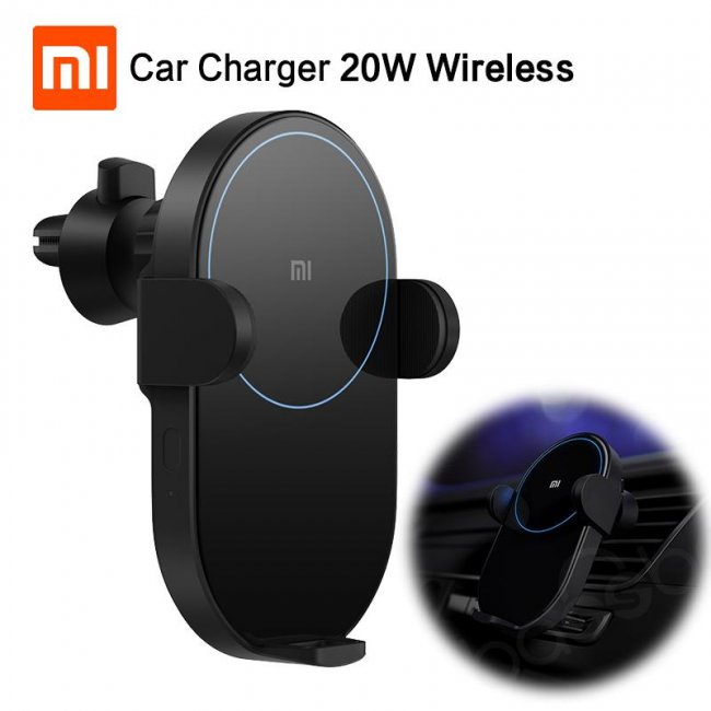 Зарядно устройство Xiaomi Mi Wireless Car Charger 20W - Безжично зарядно за кола стойка