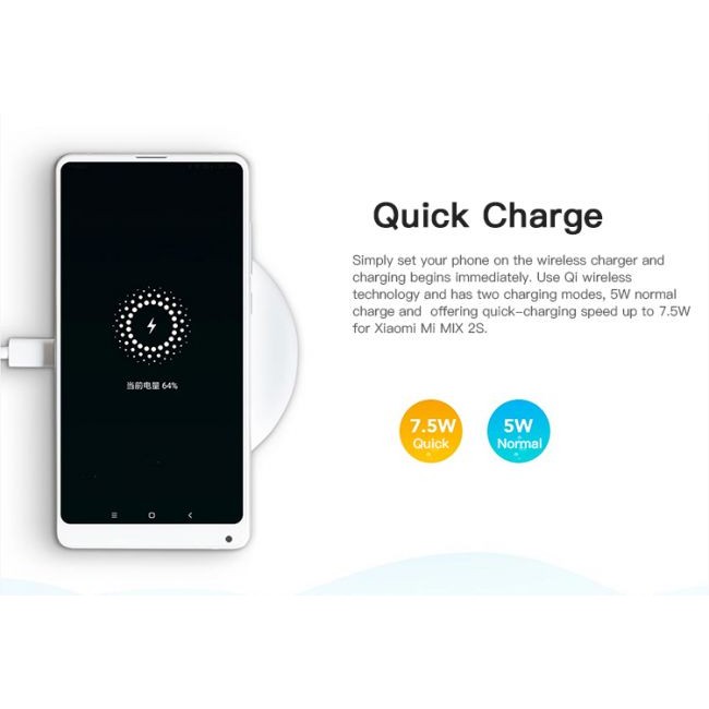 Зарядно устройство Xiaomi Mi Wireless Charger