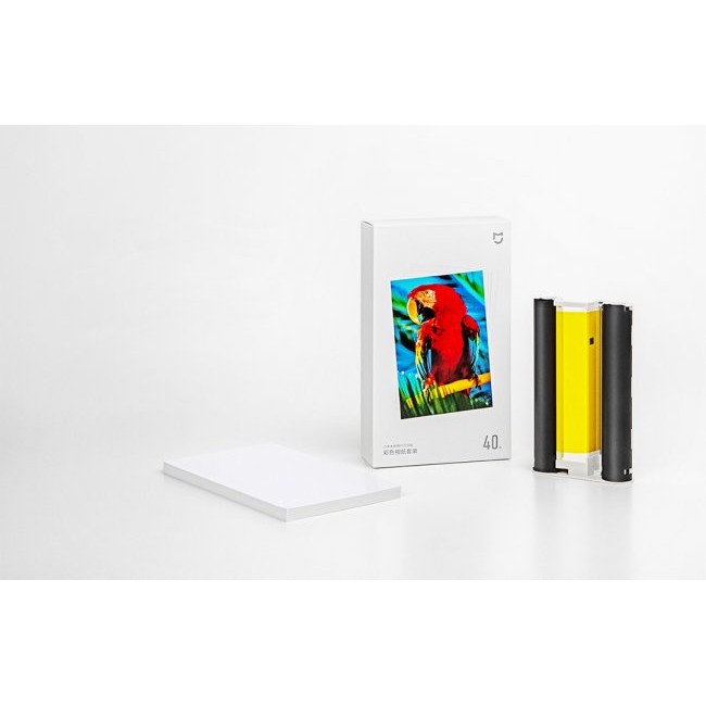 Мини принтер за мобилен телефон Xiaomi Mijia  Wireless Photo Printer Ink and Paper