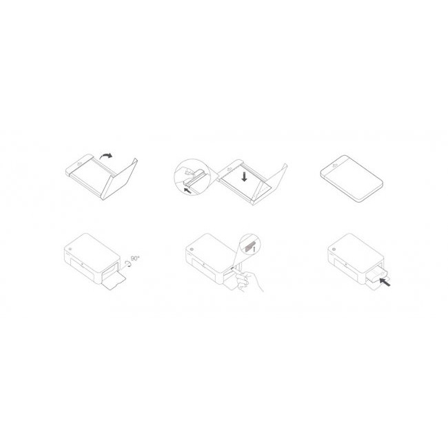 Мини принтер за мобилен телефон Xiaomi Mijia  Wireless Photo Printer Ink and Paper