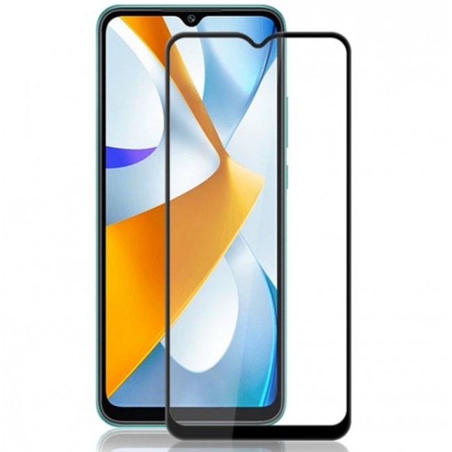 Стъклен Протектор за мобилен телефон Xiaomi Poco C40 Screen Protector 3D