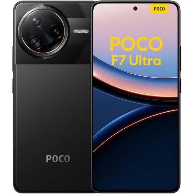 Смартфон Xiaomi Poco F7 Ultra 256GB 12GB RAM - BLACK -- ЧЕРЕН