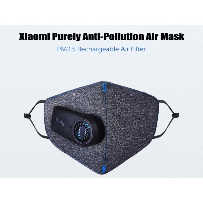 Въздухопречиствател Xiaomi Purely Anti-Pollution Air Mask with PM2.5 Rechargeable Filter with Fan
