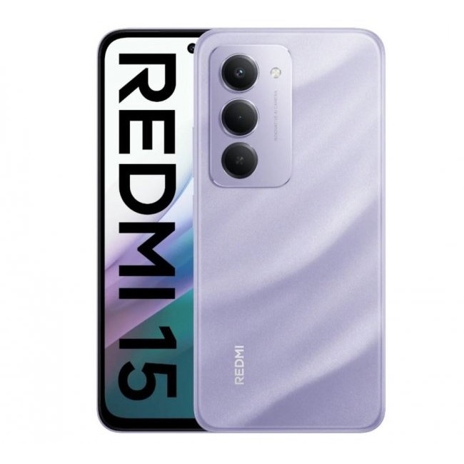Смартфон Xiaomi Redmi 15 4G 128GB 6GB RAM - ЛИЛАВ -- PURPLE