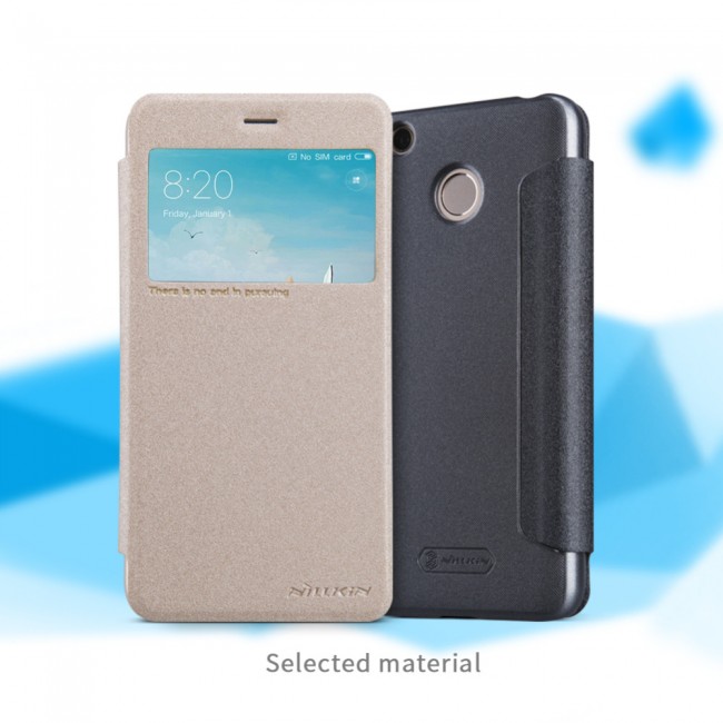 Калъф за мобилен телефон Xiaomi Redmi 4x Case Cover NILLKIN Sparkle PU Leather Flip Cover view Window for Xiaomi Redmi 4x Case Cover