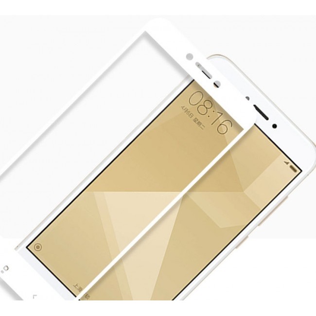 Стъклен Протектор за мобилен телефон Xiaomi Redmi 4X Стъклен протектор  с пълно покритие