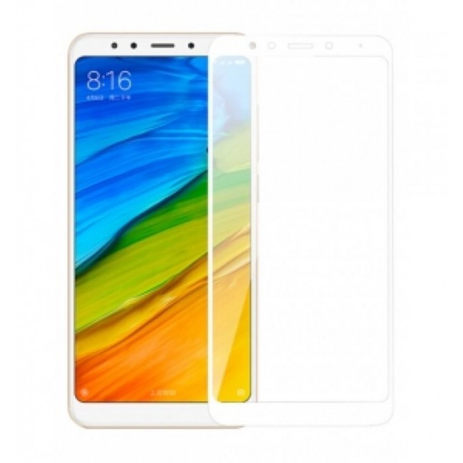 Стъклен Протектор за мобилен телефон Xiaomi Redmi 5 Full glass protector- пълно покритие