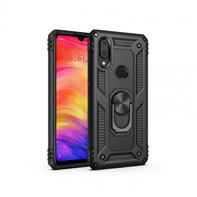 Калъф за мобилен телефон Xiaomi Redmi 7 / NOTE 7/ Note 7 pro армиран с пръстен