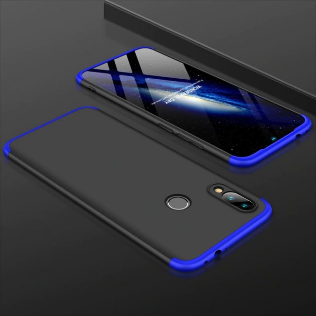 Калъф за мобилен телефон Xiaomi Redmi Note 7 360 protect case + 9h tempered glass