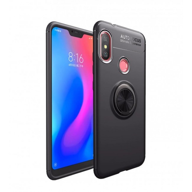 Калъф за мобилен телефон Xiaomi Redmi S2  с пръстен и вградена плоча за магнитна стойка 360°