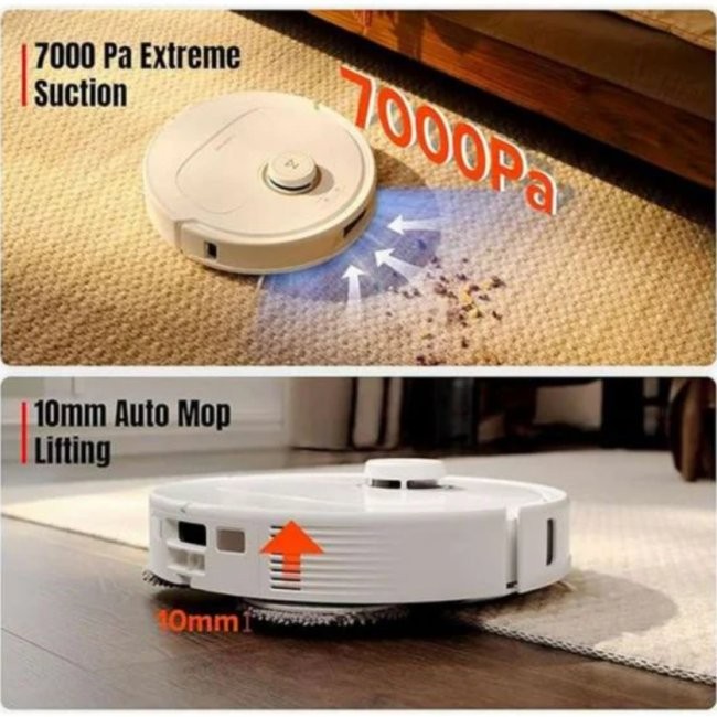 Прахосмукачка робот Roborock Q Revo MaxV - БЯЛ -- WHITE