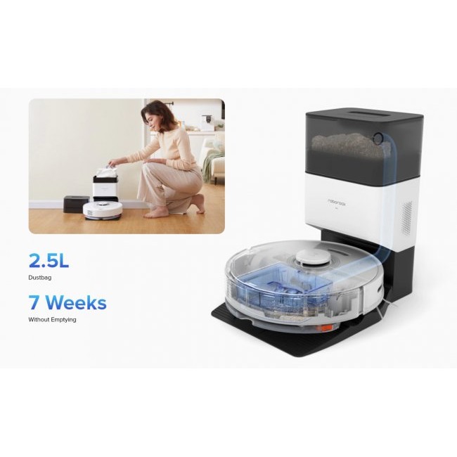 Прахосмукачка робот Xiaomi Roborock Q7 Max+ PLUS - WHITE