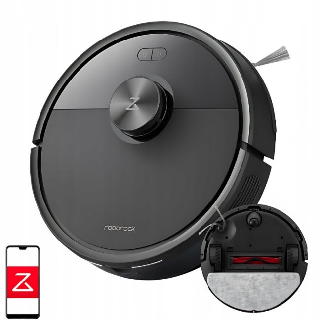 Прахосмукачка робот Roborock Q7 TF Plus - ЧЕРЕН -- BLACK