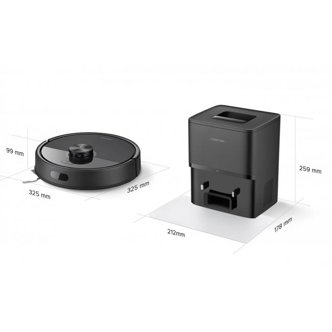 Прахосмукачка робот Roborock Q7 TF Plus - ЧЕРЕН -- BLACK