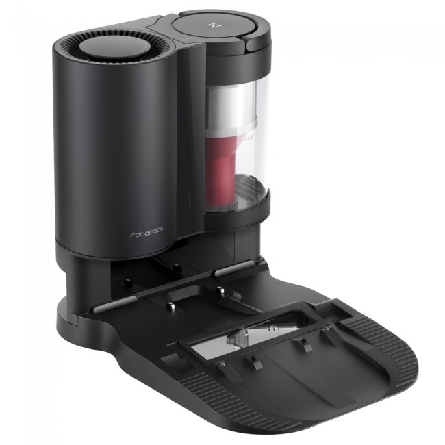 Прахосмукачка робот Roborock  S7/ S7 MaxV Auto - Empty Dock автоматичен контейнер за боклук - ЧЕРЕН -- BLACK