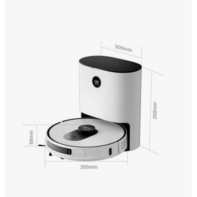 Прахосмукачка робот Roidmi Eve Max - БЯЛ -- WHITE
