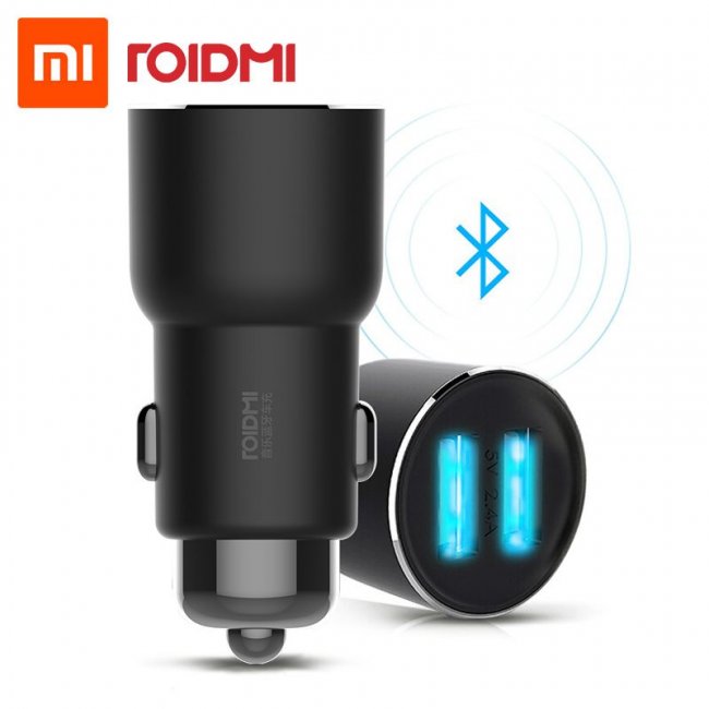 Зарядно устройство Xiaomi ROIDMI Music Bluetooth Car Charger 3S