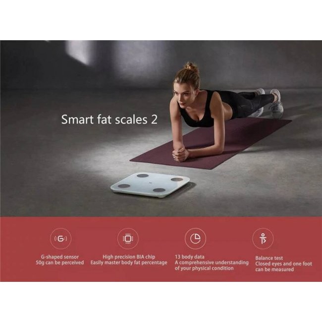 Смарт кантар Xiaomi Smart Body Scale Mi 2