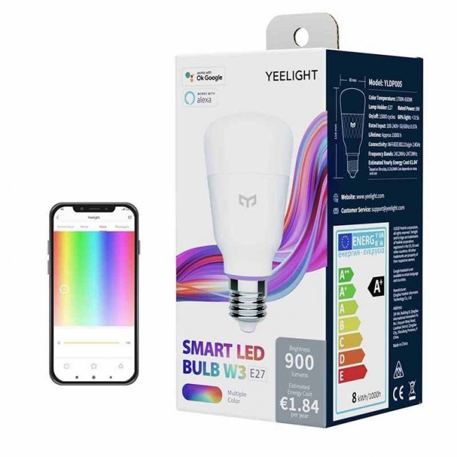 Xiaomi Smart Bulb Yeelight W3 Цветна