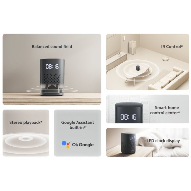 Тонколона Xiaomi Smart Speaker Lite - ЧЕРЕН -- BLACK