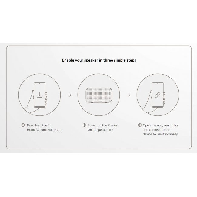 Тонколона Xiaomi Smart Speaker Lite - ЧЕРЕН -- BLACK