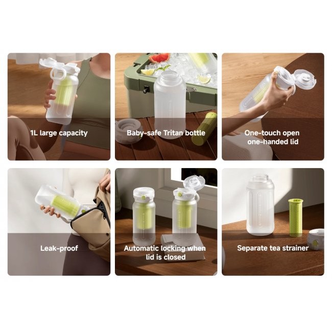 За дома и офиса Xiaomi Sport Water Bottle 1L