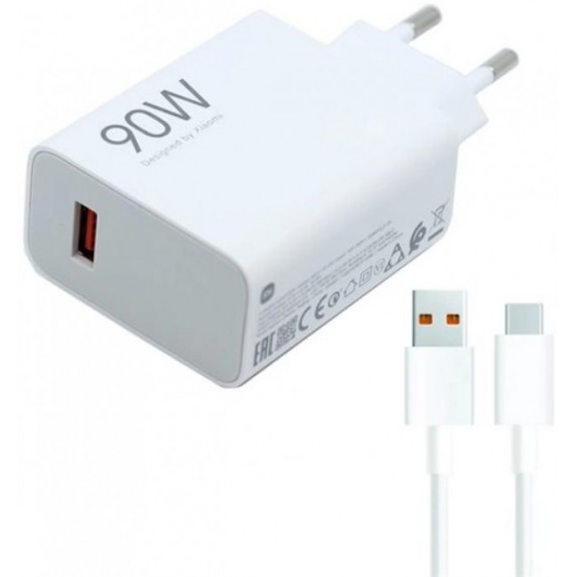 Зарядно устройство Xiaomi Travel Charger HyperCharge Combo Type-A 90W