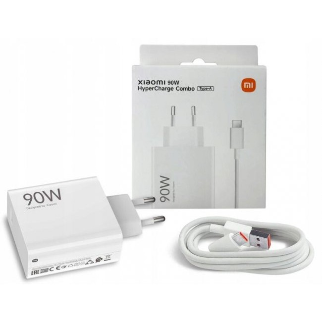 Зарядно устройство Xiaomi Travel Charger HyperCharge Combo Type-A 90W