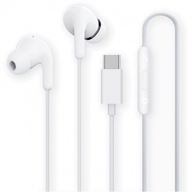 Слушалки Xiaomi Type C Earphones Слушалки - БЯЛ -- WHITE