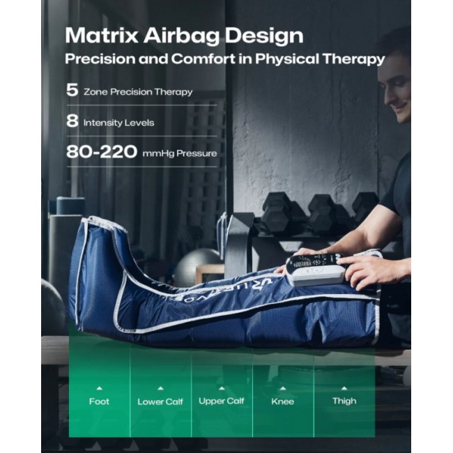 Масажор UREVO Care Wireless Recovery Massager - ТЪМНОСИН