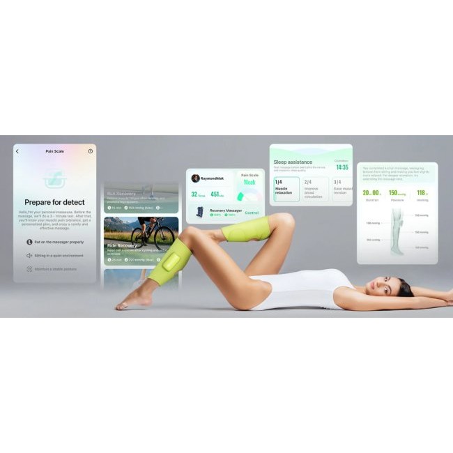Масажор UREVO Care Wireless Relax Massager - ЗЕЛЕН