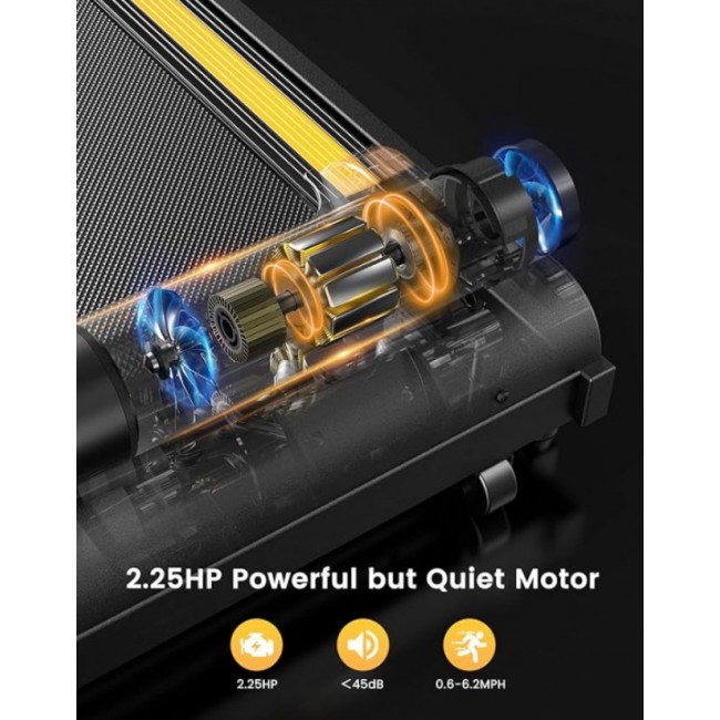 Бягаща фитнес пътека UREVO Folding Mini Treadmill