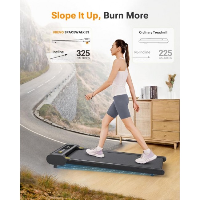 Бягаща фитнес пътека UREVO Spacewalk E3S MANUAL-inclined Treadmill