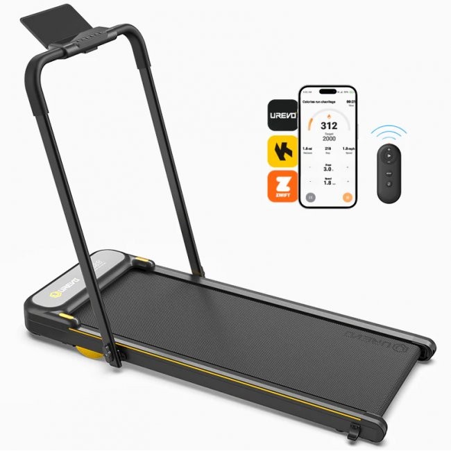 Бягаща фитнес пътека UREVO Strol 2E Treadmill 2-in-1