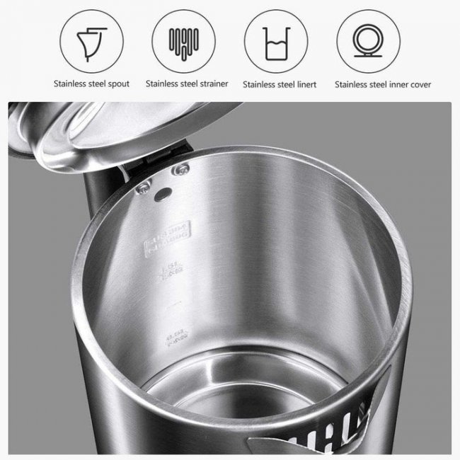 Електрическа кана Xiaomi Viomi V-MK151B Electric Kettle 1,5L 1800W - INOX