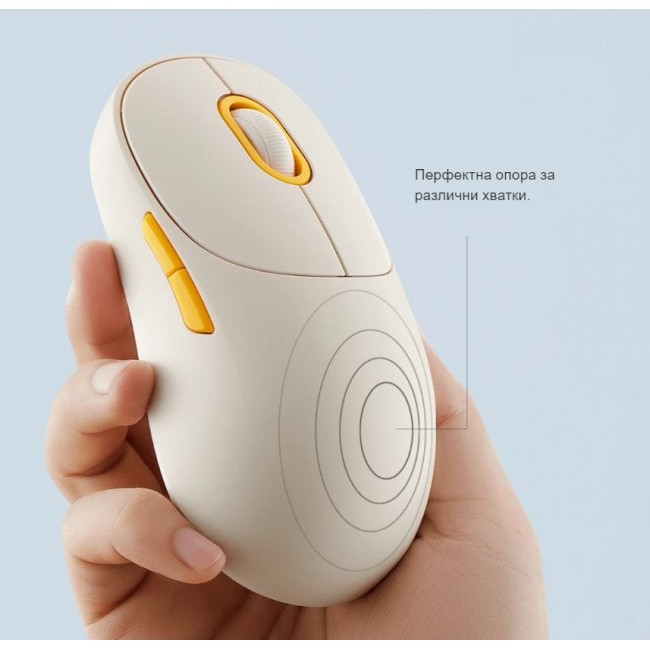 Мишка Xiaomi Wireless Mouse 3 - БЯЛ -- WHITE
