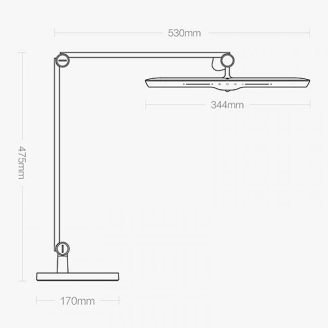 Настолна лампа Xiaomi Yeelight LED Vision Desk Lamp V1 Pro